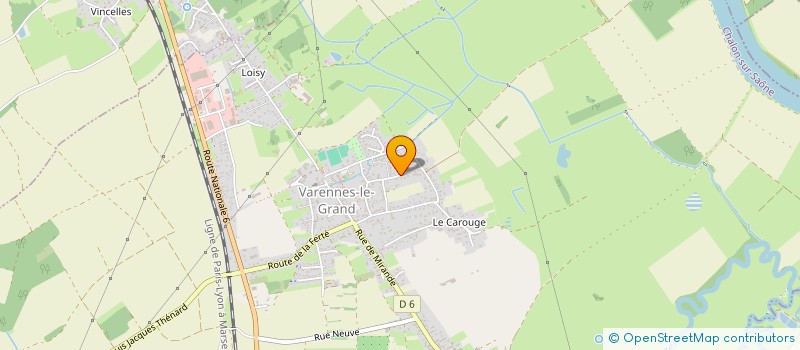 localisation de l'entreprise CHALON SAINT ALEXANDRE  VARENNES-LE-GRAND