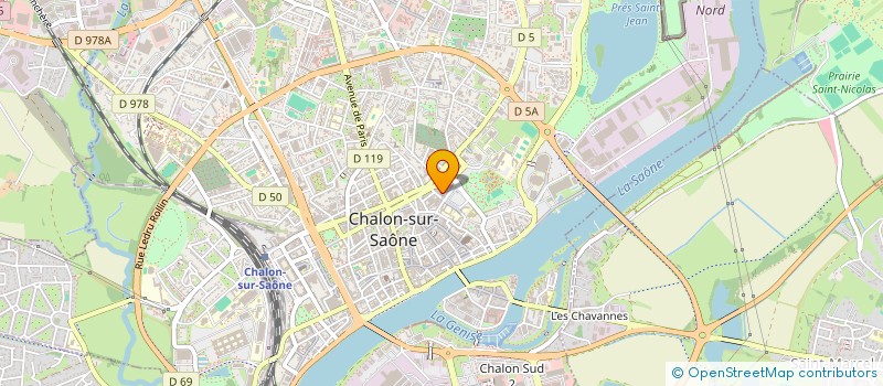 localisation de l'entreprise CHALON SPORTS INSERTION JEUNES à CHALON-SUR-SAONE