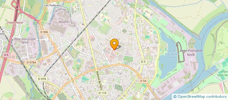 localisation de l'entreprise CHALON TRANSPORTS  CHALON-SUR-SAONE