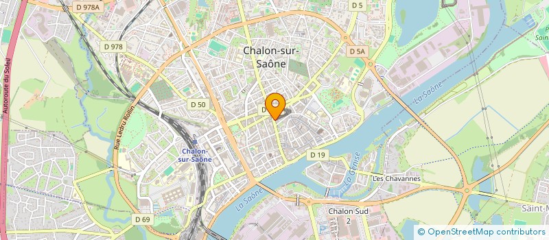 localisation de l'entreprise CHALONIE à CHALON-SUR-SAONE
