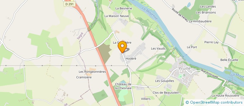 localisation de l'entreprise CHALONS  LONGUENEE-EN-ANJOU