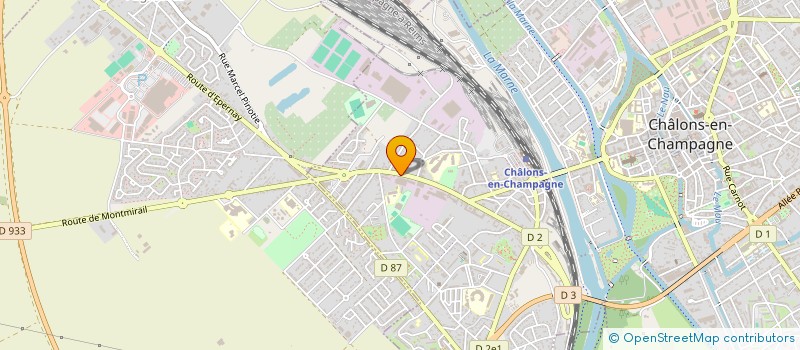 localisation de l'entreprise CHALONS COURTAGE TRAVAUX à CHALONS-EN-CHAMPAGNE