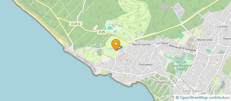 localisation de l'entreprise CHALONS INDIVISION à SAINT-PALAIS-SUR-MER