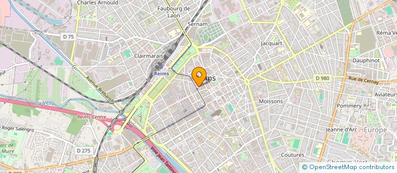 localisation de l'entreprise CHALONS LOYE 2012  REIMS