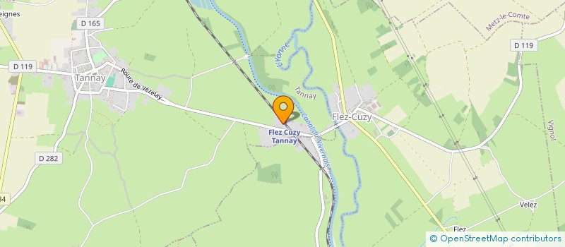 localisation de l'entreprise CHALONS SAS  TANNAY