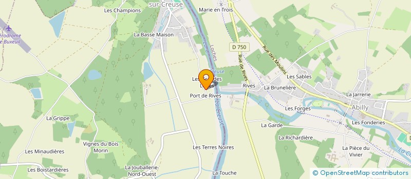 localisation de l'entreprise CHALOPY  SAINT-REMY-SUR-CREUSE