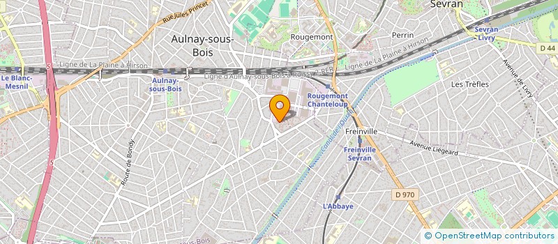 localisation de l'entreprise CHALOS TRANSPORT à AULNAY-SOUS-BOIS