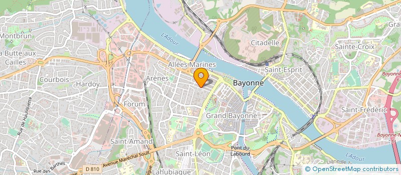 localisation de l'entreprise CHALOSSE DISTRIB à BAYONNE