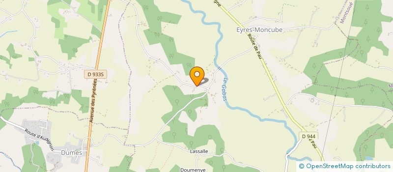 localisation de l'entreprise CHALOSSE PISCINES  EYRES-MONCUBE