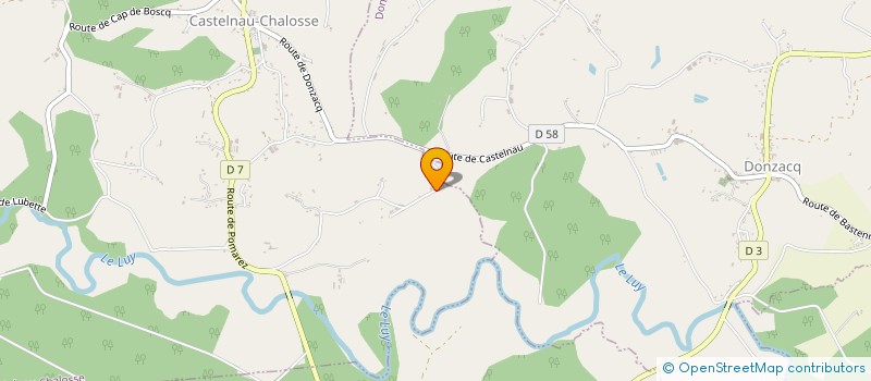 localisation de l'entreprise CHALOSSE RAID SECURITE  CASTELNAU-CHALOSSE