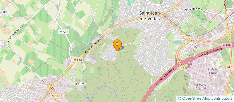 localisation de l'entreprise CHALOU à SAINT-JEAN-DE-VEDAS