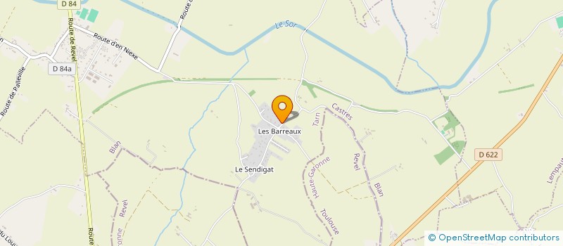 localisation de l'entreprise CHALOU  BLAN