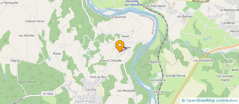 localisation de l'entreprise CHALOU à SAINT-PRIEST-SOUS-AIXE