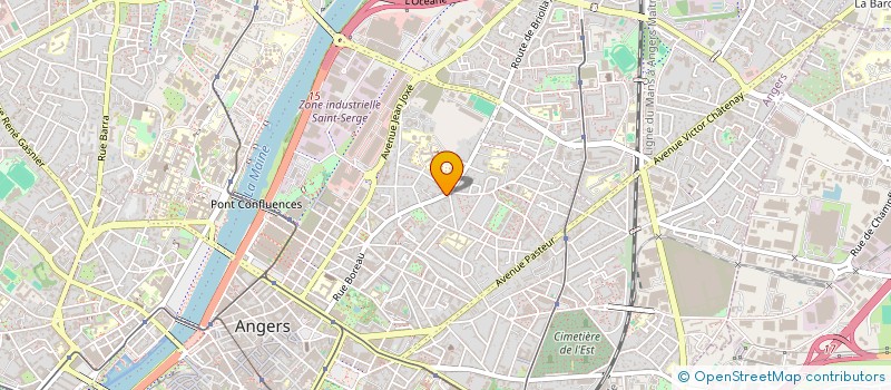 localisation de l'entreprise CHALOUERE à ANGERS
