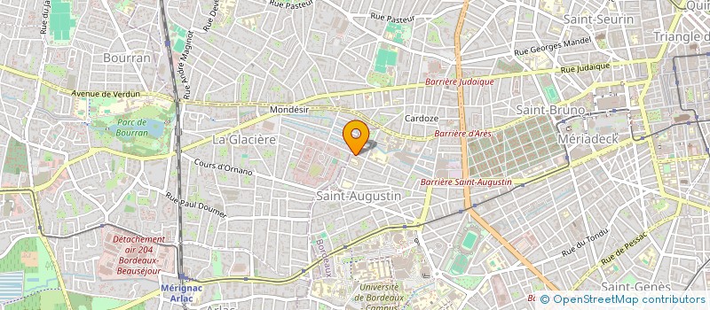 localisation de l'entreprise CHALOUGO  BORDEAUX