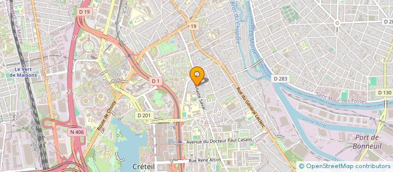 localisation de l'entreprise CHALOUM CONSULTING  CRETEIL