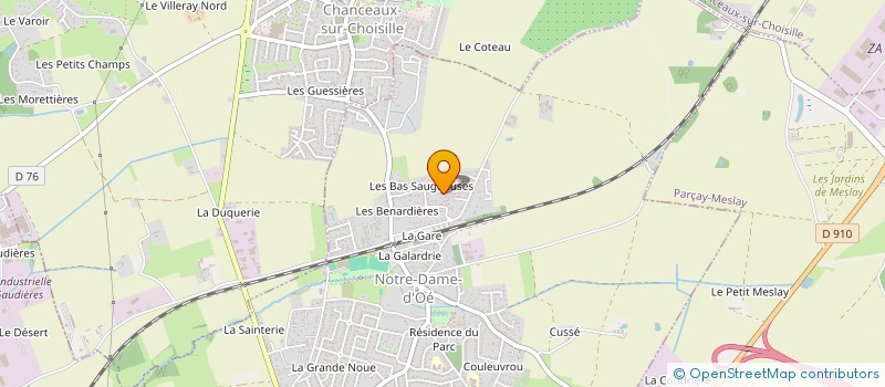 localisation de l'entreprise CHALOUPEA à NOTRE-DAME-D'OE