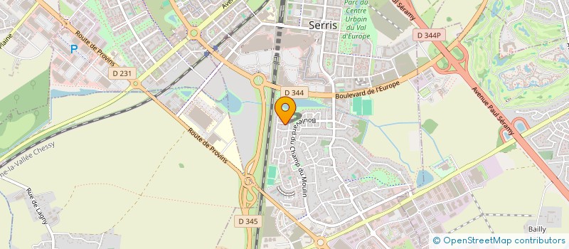 localisation de l'entreprise CHALOUPIE  SERRIS