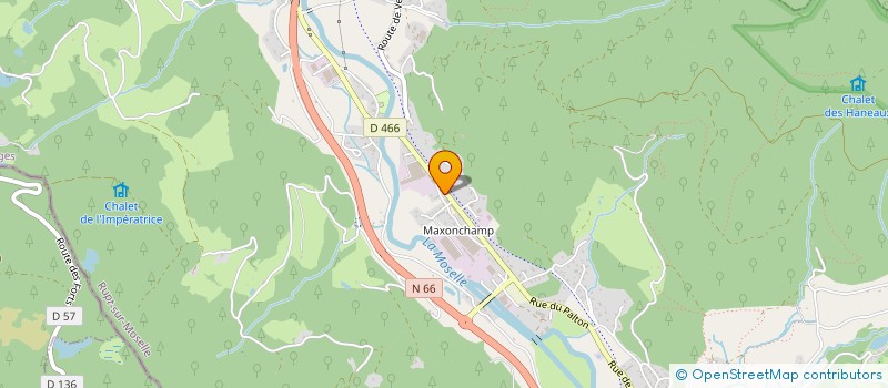 localisation de l'entreprise CHALOUPP  RUPT-SUR-MOSELLE