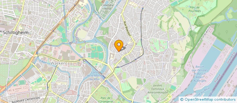 localisation de l'entreprise CHALOURA  STRASBOURG