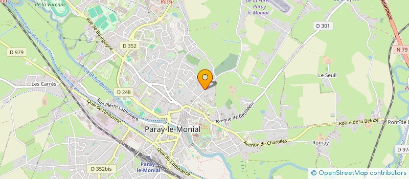 localisation de l'entreprise CHALPLA II  PARAY-LE-MONIAL