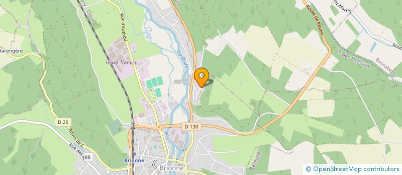 localisation de l'entreprise CHALSE  BRIONNE