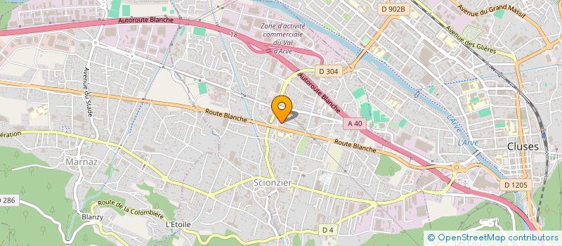 localisation de l'entreprise CHALTEN à SCIONZIER