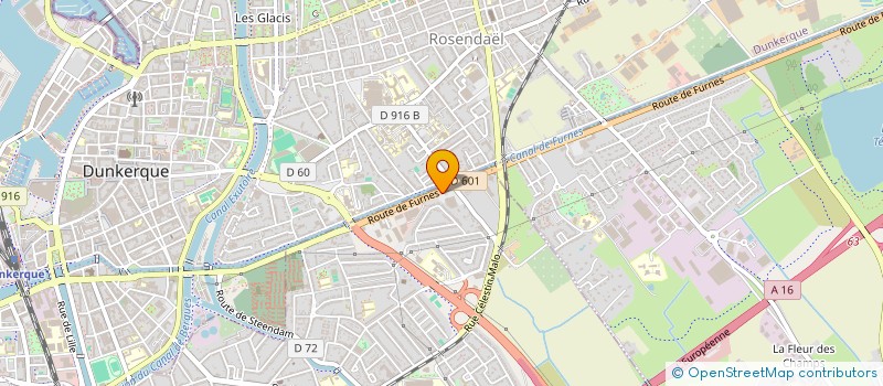 localisation de l'entreprise CHALTER à COUDEKERQUE-BRANCHE