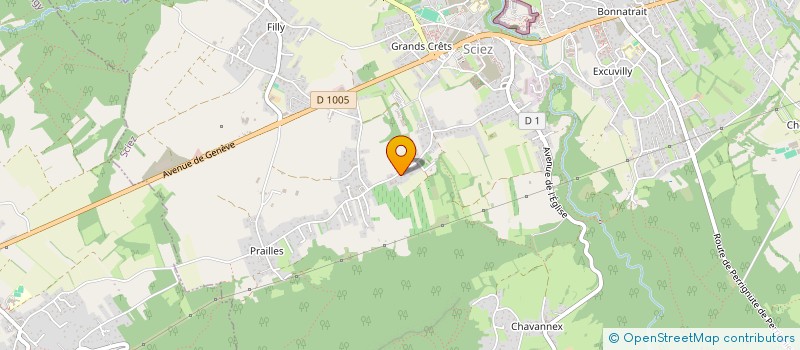 localisation de l'entreprise CHALTESSE  SCIEZ