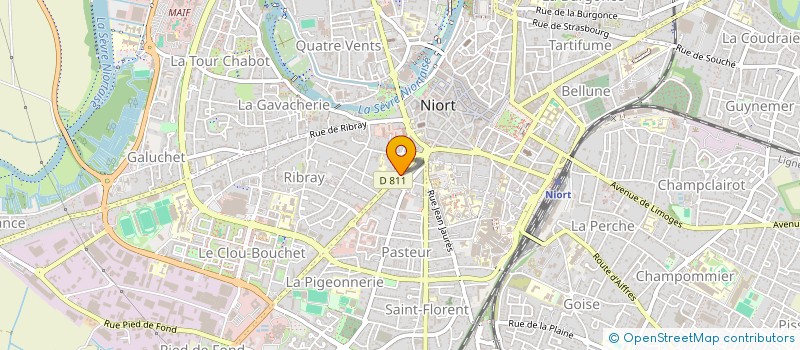 localisation de l'entreprise CHALU  NIORT