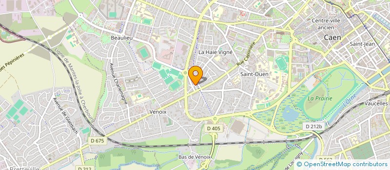 localisation de l'entreprise CHALUC à CAEN