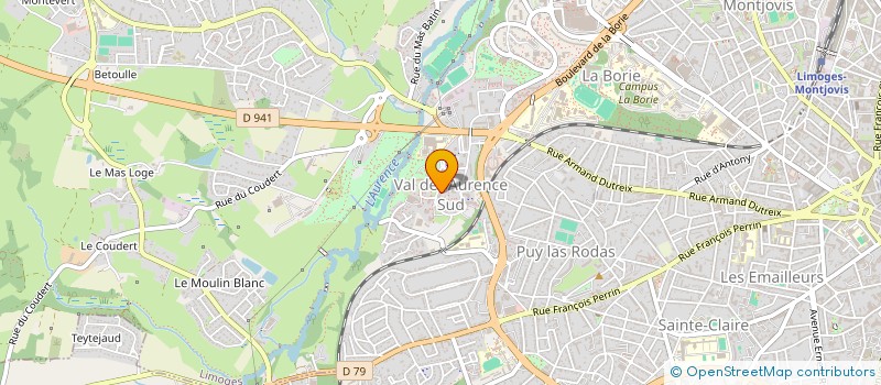localisation de l'entreprise CHALUCET EN LIMOUSIN à LIMOGES