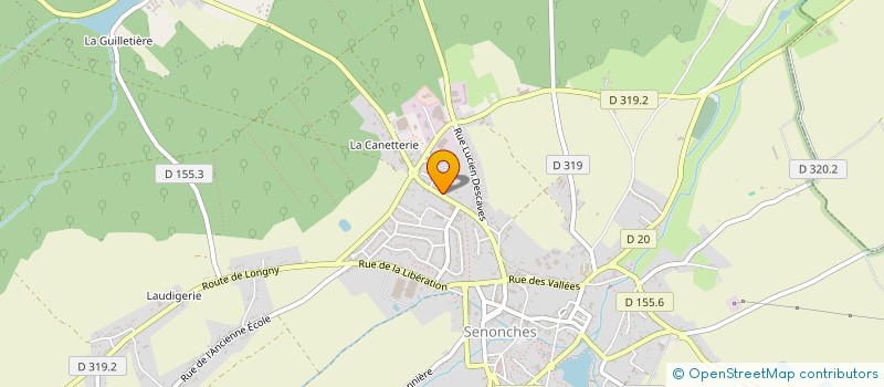 localisation de l'entreprise CHALUMEAU AUTO 28 à SENONCHES