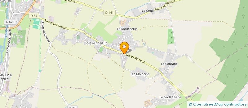 localisation de l'entreprise CHALUMEAU CONSEIL à RUGLES
