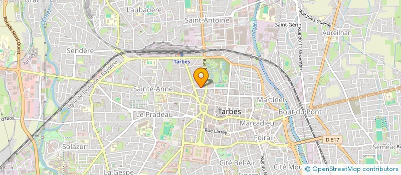 localisation de l'entreprise CHALUS JPAF  TARBES