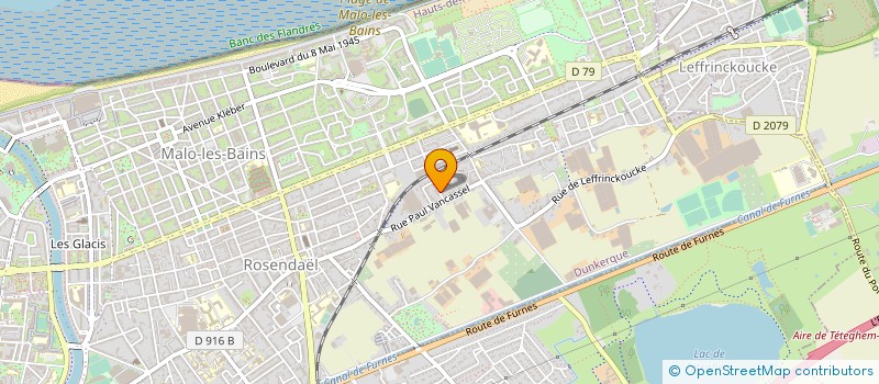 localisation de l'entreprise CHALUTIER C à DUNKERQUE