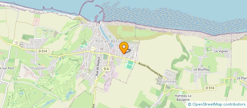 localisation de l'entreprise CHALUTIER GEORGES RAYMOND  PORT-EN-BESSIN-HUPPAIN