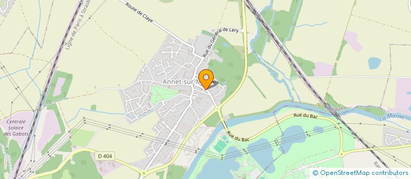 localisation de l'entreprise CHALUVAL  ANNET-SUR-MARNE