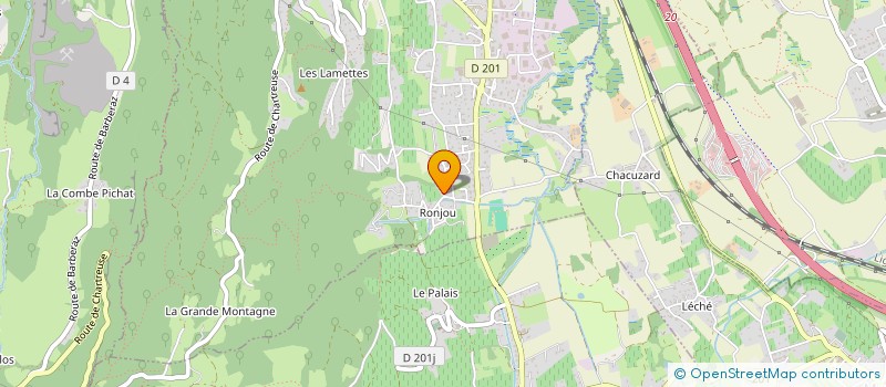 localisation de l'entreprise CHALVET CHAUFFAGE CLIMATISATION  SAINT-BALDOPH