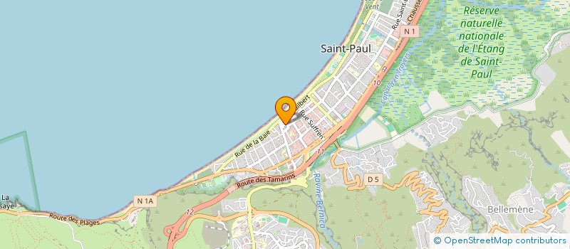 localisation de l'entreprise CHALYA SUITES  SAINT-PAUL