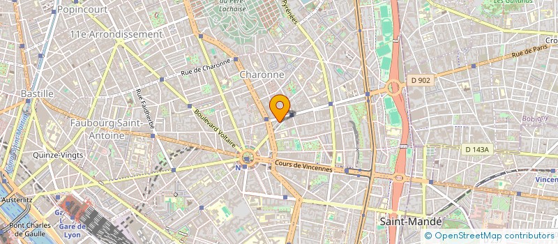 localisation de l'entreprise CHAM  PARIS