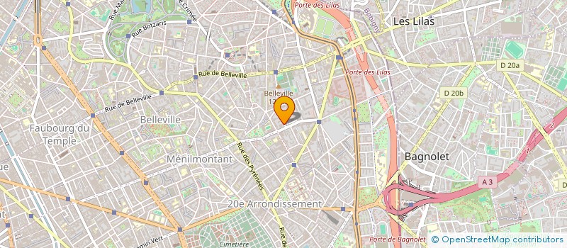 localisation de l'entreprise CHAM à PARIS