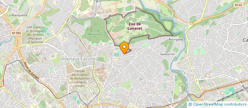 localisation de l'entreprise CHAM à MONTPELLIER