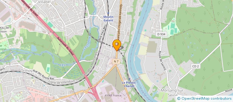 localisation de l'entreprise CHAM à CORBEIL-ESSONNES