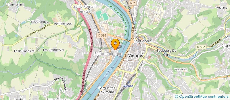 localisation de l'entreprise CHAM  SAINTE-COLOMBE