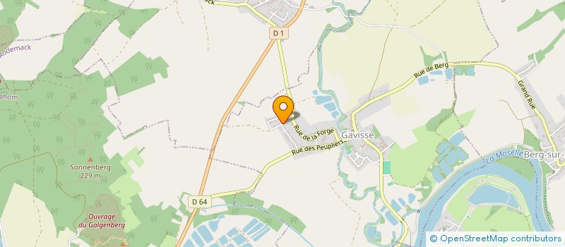 localisation de l'entreprise CHAM  GAVISSE