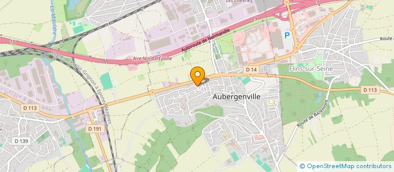 localisation de l'entreprise CHAM ACADEMIA à AUBERGENVILLE