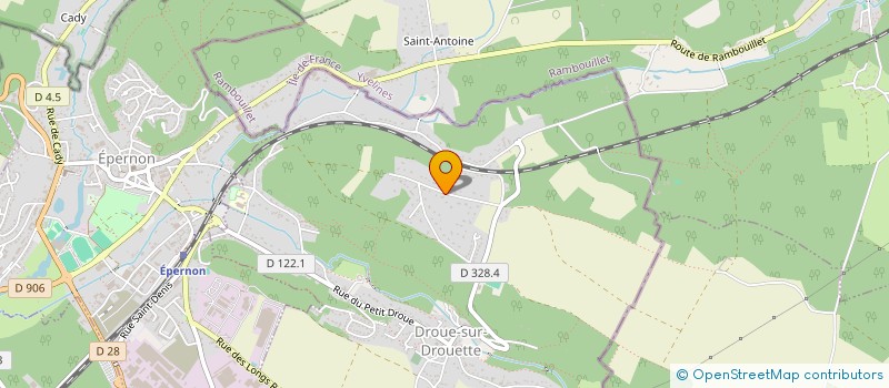 localisation de l'entreprise CHAM-ARCA à DROUE-SUR-DROUETTE