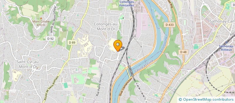 localisation de l'entreprise CHAM & CIE  COLLONGES-AU-MONT-D'OR