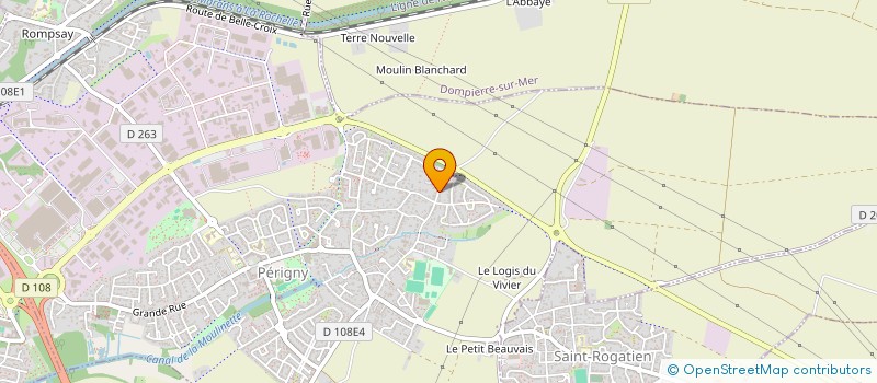 localisation de l'entreprise CHAM DES ROCHERS  PERIGNY